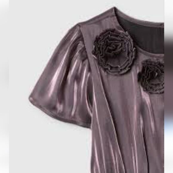 GAP Kids Shine Satin Dress (6-7 YEARS) - Picture 4 of 5